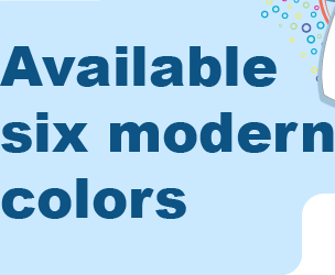 Available six modern colors